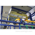 Transfer shuttle transportation in plating line